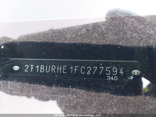 Toyota Corolla S 2015 2T1BURHE1FC277594 Image 20