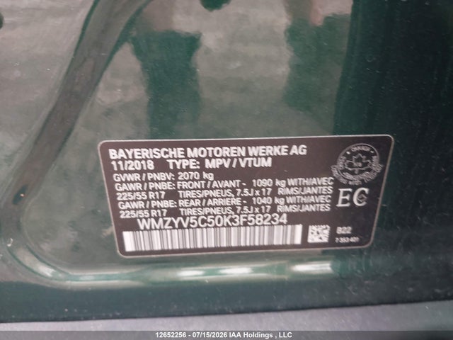 Mini Countryman Cooper 2019 WMZYV5C50K3F58234 Image 9
