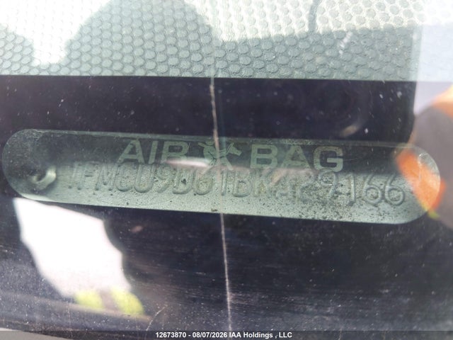 12673870 :رقم المزاد ، 1FMCU9DG1BKA29166 vin ، 2011 Ford Escape Xlt Automatic مزاد بيع