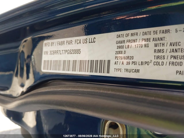 RAM 1500 Classic Slt 2023 3C6RR7LT7PG620885 Image 19