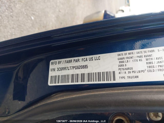 RAM 1500 Classic Slt 2023 3C6RR7LT7PG620885 Image 9