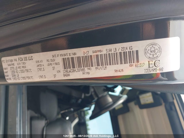 Jeep Wrangler Rubicon 2017 1C4BJWCG8HL597085 Image 9
