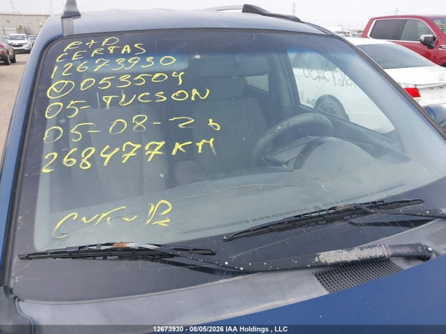 12673930 :رقم المزاد ، KM8JM72D95U053504 vin ، 2005 Hyundai Tucson Gl مزاد بيع