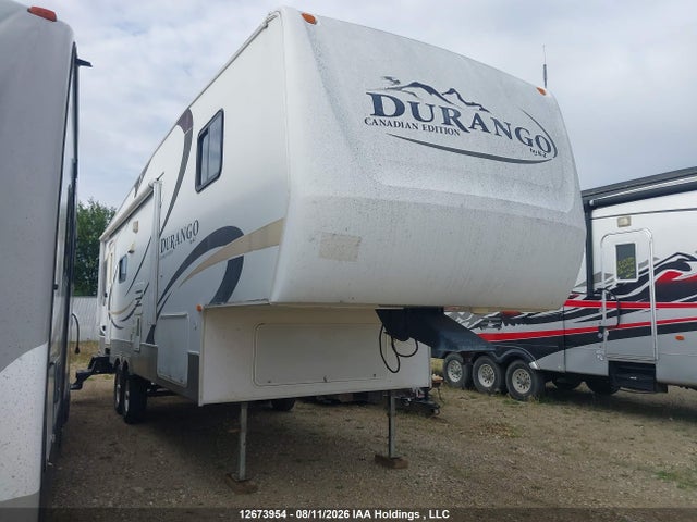 2008 Kzrv Trailer Durango 5th Wheel მანქანა იყიდება აუქციონზე, vin: 4EZFD282187016371, აუქციონის ნომერი: 12673954