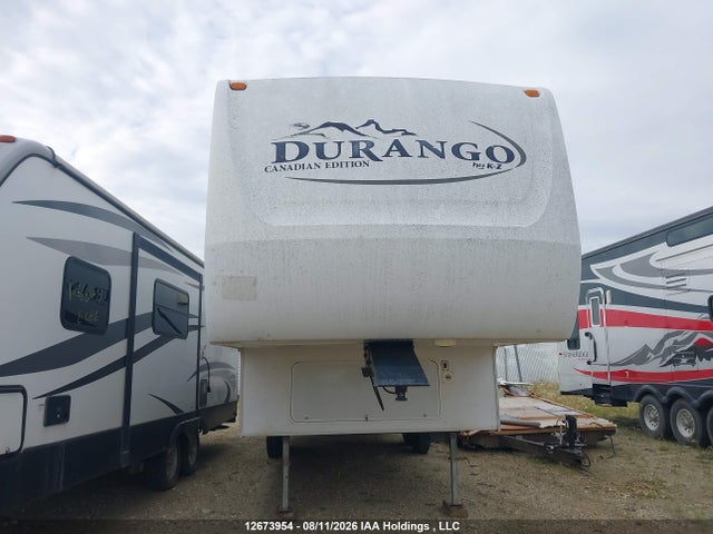 2008 Kzrv Trailer Durango 5th Wheel მანქანა იყიდება აუქციონზე, vin: 4EZFD282187016371, აუქციონის ნომერი: 12673954