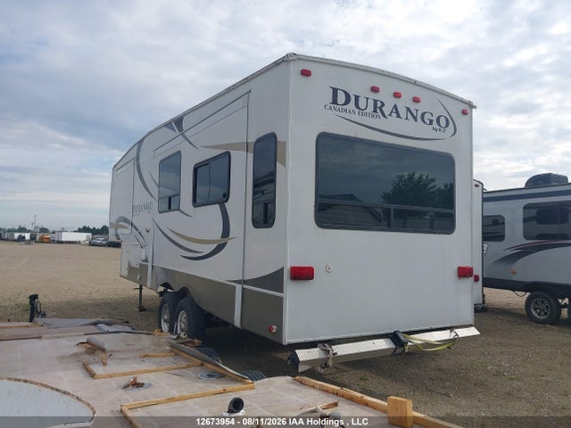2008 Kzrv Trailer Durango 5th Wheel მანქანა იყიდება აუქციონზე, vin: 4EZFD282187016371, აუქციონის ნომერი: 12673954