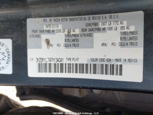 Mazda Mazda3 Gs 2015 3MZBM1L74FM134041 Image 18