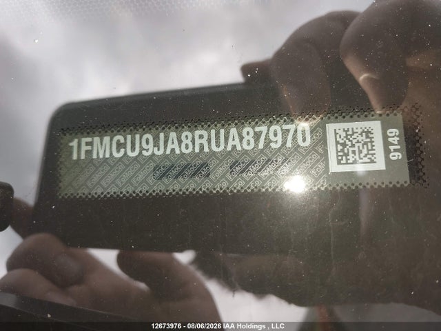 Aukcja sprzedaży 2024 Ford Escape Platinum, vin: 1FMCU9JA8RUA87970, numer aukcji: 12673976