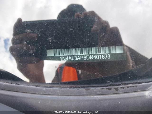 12674007 :رقم المزاد ، 1N4AL3AP6DN401673 vin ، 2013 Nissan Altima مزاد بيع