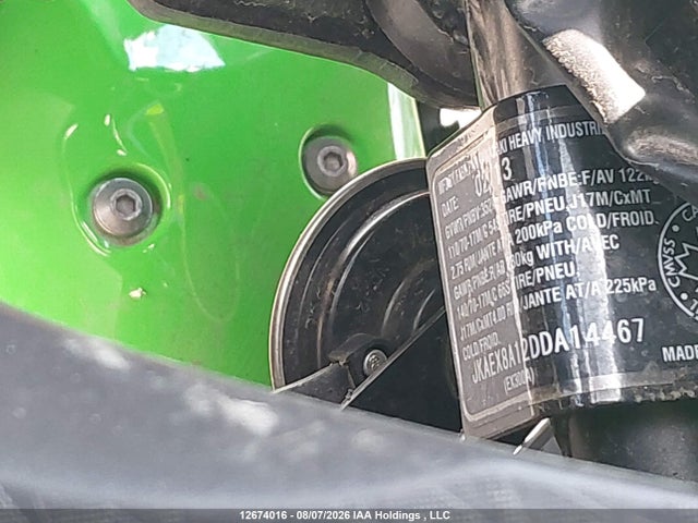 Продаж на аукціоні авто 2013 Kawasaki Ex300 A, vin: JKAEX8A12DDA14467, номер лоту: 12674016