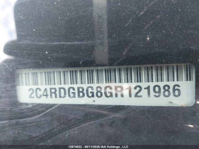 Dodge Grand Caravan 2016 2C4RDGBG8GR121986 Image 19