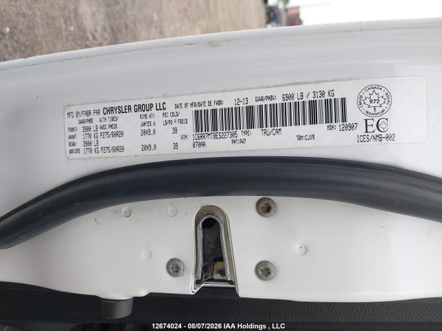 RAM 1500 Sport 2014 1C6RR7MT8ES227305 Image 9