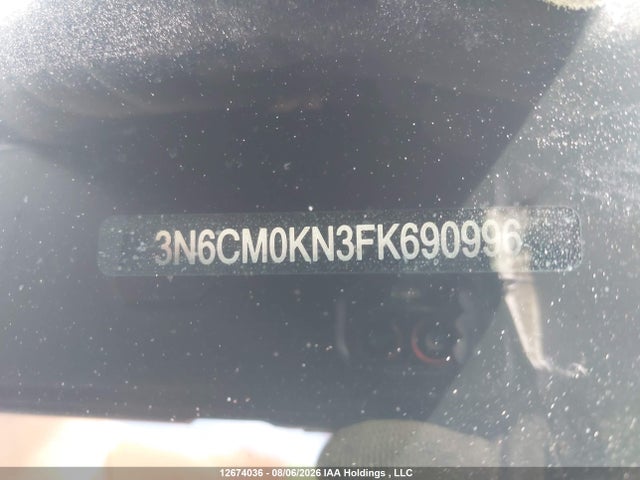 Продажа на аукционе авто 2015 Nissan Nv200 2.5s/2.5sv, vin: 3N6CM0KN3FK690996, номер лота: 12674036