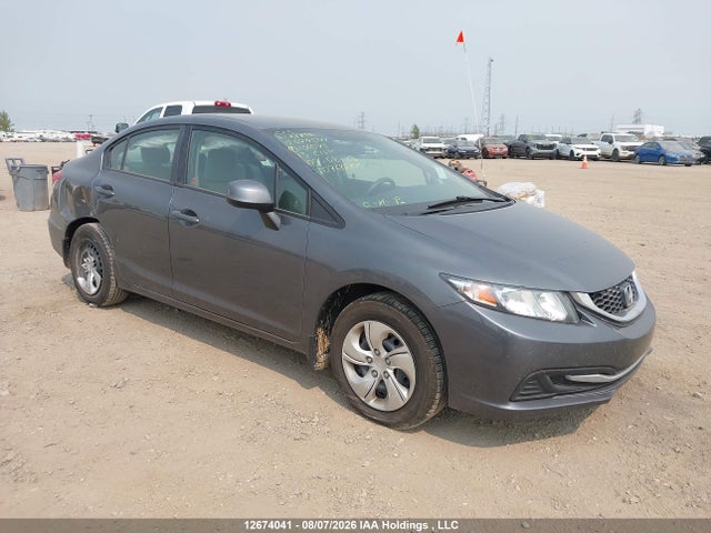 12674041 :رقم المزاد ، 2HGFB2F47DH106071 vin ، 2013 Honda Civic Lx مزاد بيع