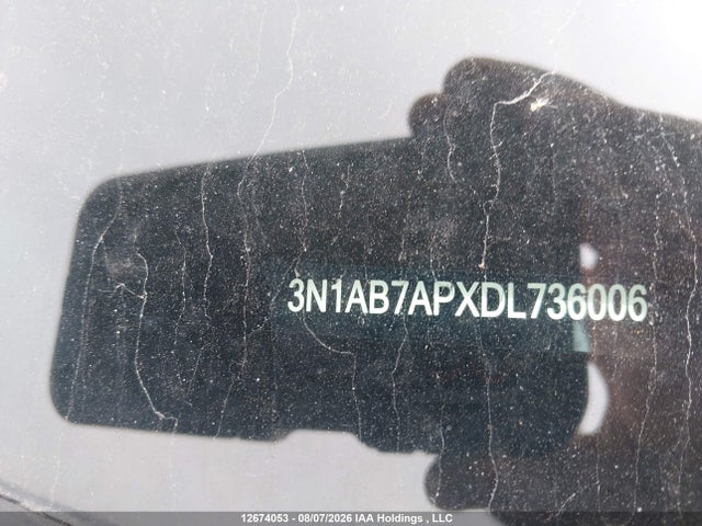 Aukcja sprzedaży 2013 Nissan Sentra S/sv/sr/sl, vin: 3N1AB7APXDL736006, numer aukcji: 12674053