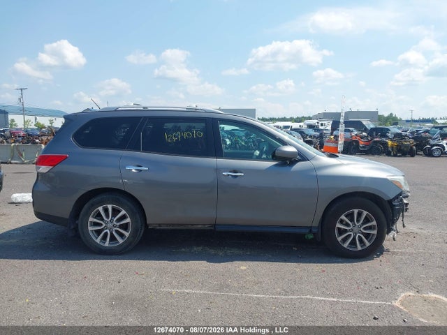12674070 :رقم المزاد ، 5N1AR2MM5FC629887 vin ، 2015 Nissan Pathfinder S/sv/sl/platinum مزاد بيع