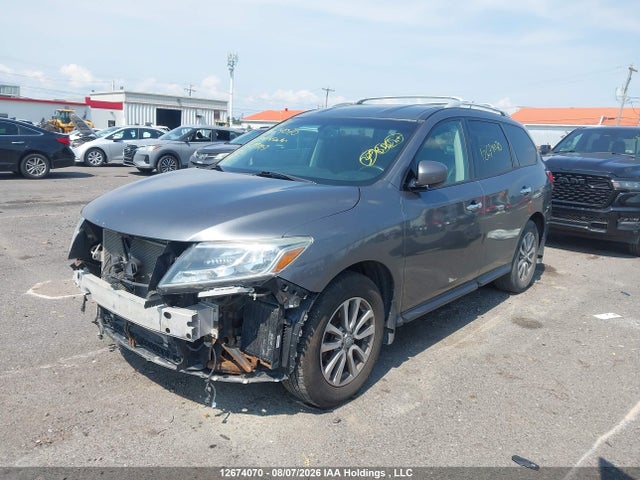 12674070 :رقم المزاد ، 5N1AR2MM5FC629887 vin ، 2015 Nissan Pathfinder S/sv/sl/platinum مزاد بيع