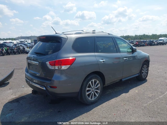 12674070 :رقم المزاد ، 5N1AR2MM5FC629887 vin ، 2015 Nissan Pathfinder S/sv/sl/platinum مزاد بيع