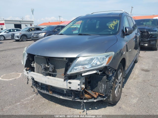 12674070 :رقم المزاد ، 5N1AR2MM5FC629887 vin ، 2015 Nissan Pathfinder S/sv/sl/platinum مزاد بيع