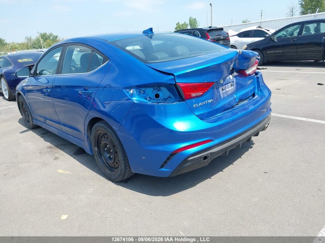 Продаж на аукціоні авто 2018 Hyundai Elantra Sport, vin: KMHD04LB6JU457259, номер лоту: 12674106