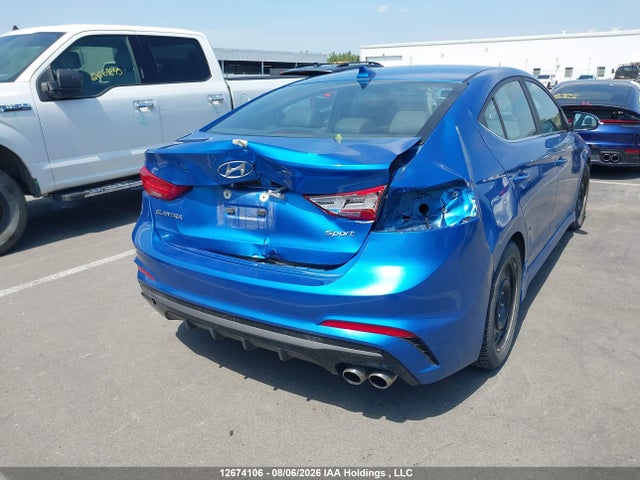 Продаж на аукціоні авто 2018 Hyundai Elantra Sport, vin: KMHD04LB6JU457259, номер лоту: 12674106