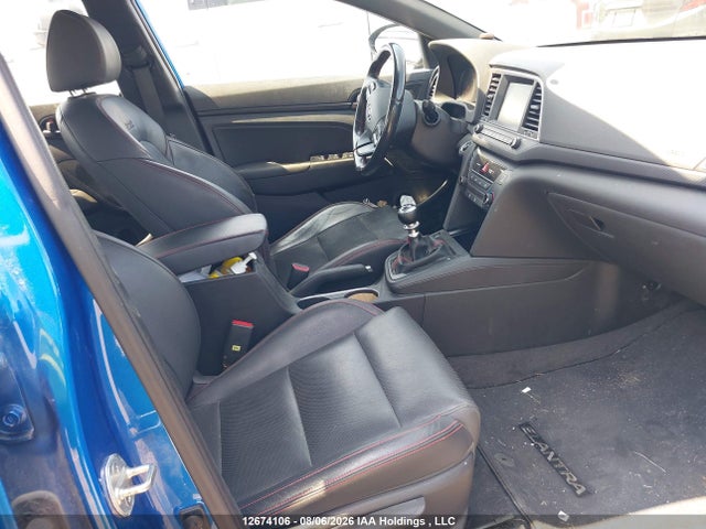 Продаж на аукціоні авто 2018 Hyundai Elantra Sport, vin: KMHD04LB6JU457259, номер лоту: 12674106