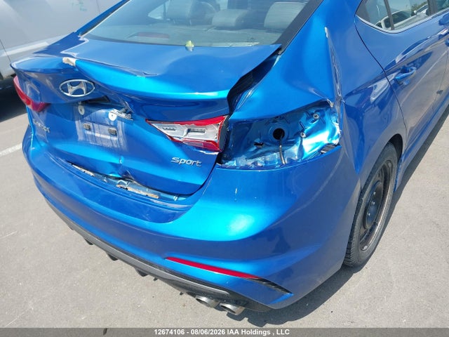 Продаж на аукціоні авто 2018 Hyundai Elantra Sport, vin: KMHD04LB6JU457259, номер лоту: 12674106