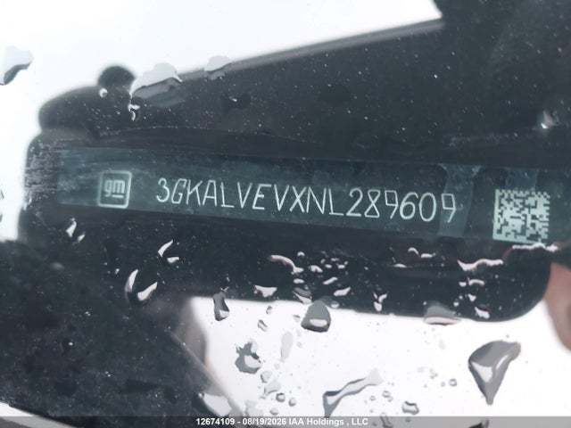12674109 :رقم المزاد ، 3GKALVEVXNL289609 vin ، 2022 Gmc Terrain Slt مزاد بيع