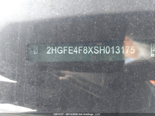 12674127 :رقم المزاد ، 2HGFE4F8XSH013175 vin ، 2025 Honda Civic Hybrid Sport/sport Touring مزاد بيع