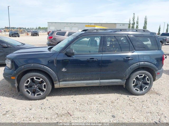 Aukcja sprzedaży 2022 Ford Bronco Sport Outer Banks, vin: 3FMCR9C60NRD64512, numer aukcji: 12670430