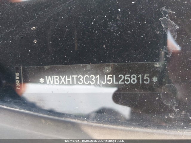 12671270 :رقم المزاد ، WBXHT3C31J5L25815 vin ، 2018 Bmw X1 Xdrive28i مزاد بيع