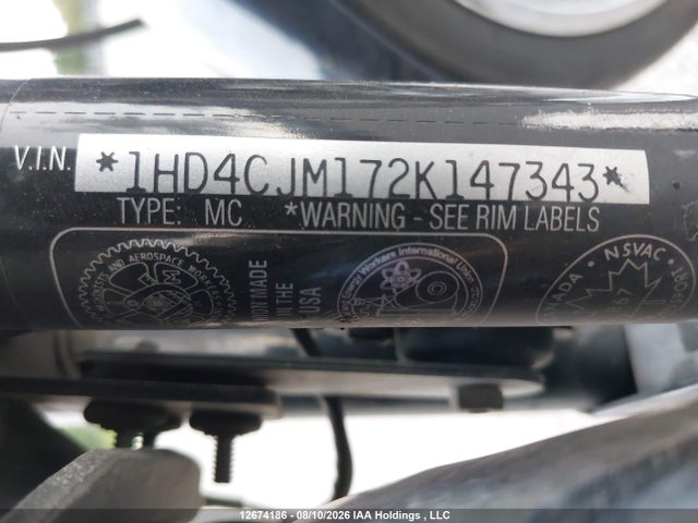 Aukcja sprzedaży 2002 Harley-davidson Xl883 C, vin: 1HD4CJM172K147343, numer aukcji: 12674186
