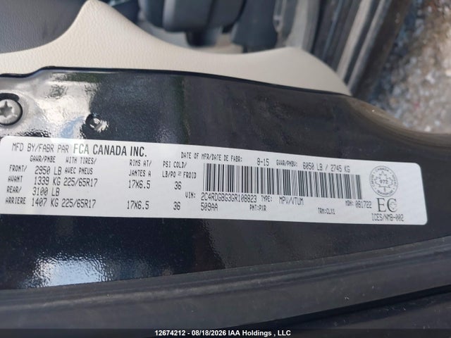 Dodge Grand Caravan Se 2016 2C4RDGBG3GR108823 Image 9