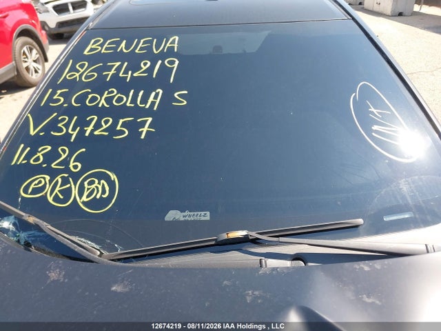 Aukcja sprzedaży 2015 Toyota Corolla S, vin: 2T1BURHE5FC347257, numer aukcji: 12674219