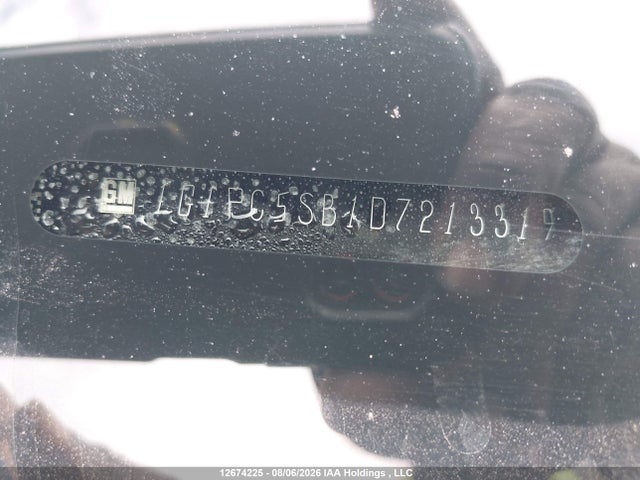 12674225 :رقم المزاد ، 1G1PC5SB1D7213319 vin ، 2013 Chevrolet Cruze Lt مزاد بيع