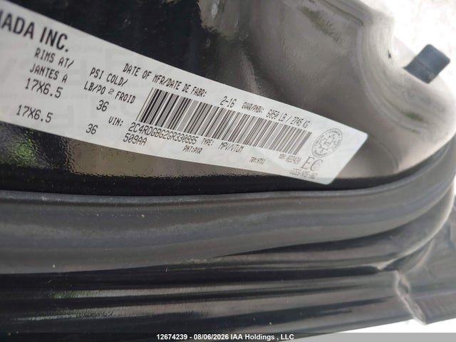 Dodge Grand Caravan 2016 2C4RDGBG2GR330995 Image 9