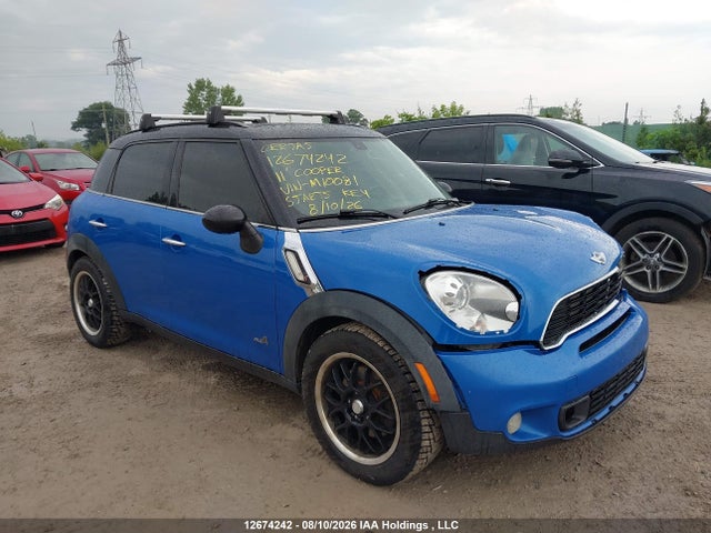12674242 :رقم المزاد ، WMWZC5C53BWM10081 vin ، 2011 Mini Cooper S Countryman مزاد بيع