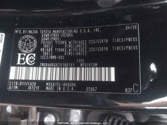7MUBAABG6TV186141 Toyota Corolla Cross Le
