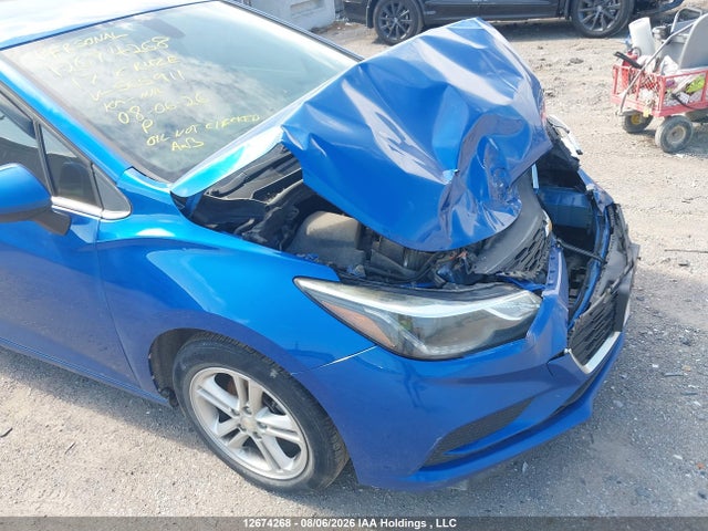 Продаж на аукціоні авто 2017 Chevrolet Cruze Lt Auto, vin: 3G1BE5SM8HS565911, номер лоту: 12674268
