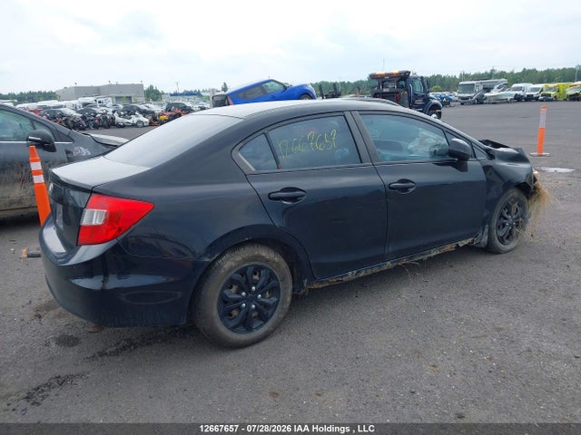 2012 Honda Civic Lx მანქანა იყიდება აუქციონზე, vin: 2HGFB2F41CH117405, აუქციონის ნომერი: 12667657