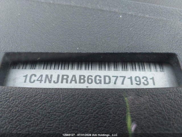 Aukcja sprzedaży 2016 Jeep Patriot Sport/north, vin: 1C4NJRAB6GD771931, numer aukcji: 12665127