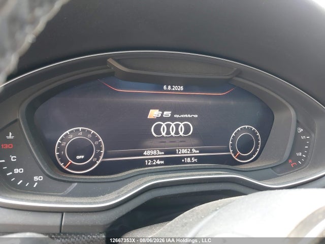 WAU24GF56JN013832 Audi S5 3.0t Technik