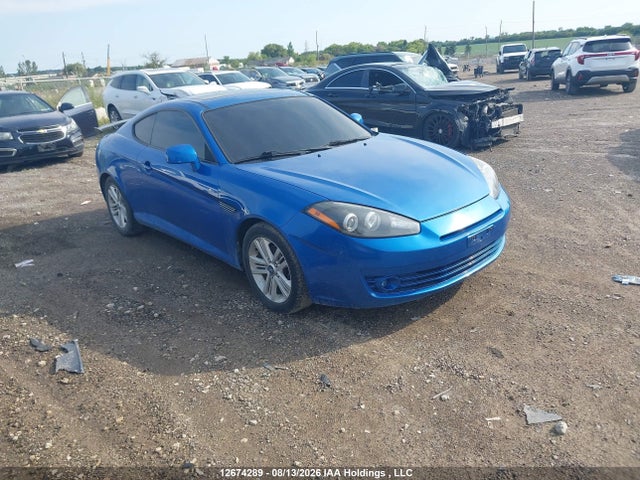 2007 Hyundai Tiburon Gs მანქანა იყიდება აუქციონზე, vin: KMHHM65D37U258226, აუქციონის ნომერი: 12674289