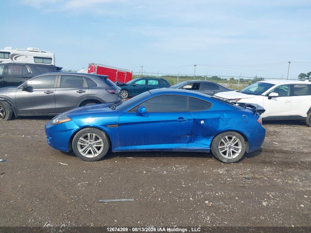 2007 Hyundai Tiburon Gs მანქანა იყიდება აუქციონზე, vin: KMHHM65D37U258226, აუქციონის ნომერი: 12674289