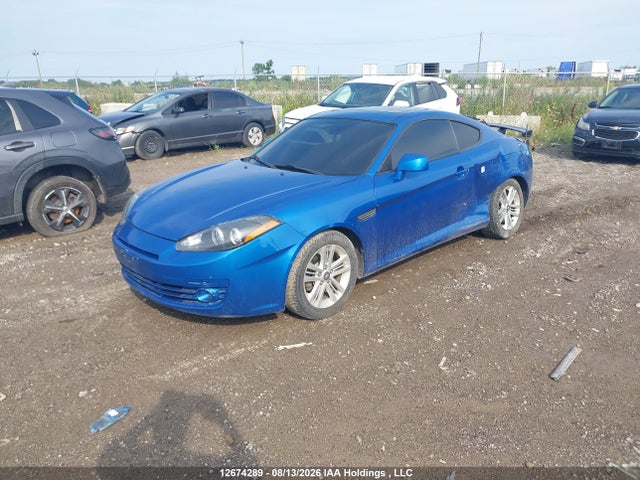 2007 Hyundai Tiburon Gs მანქანა იყიდება აუქციონზე, vin: KMHHM65D37U258226, აუქციონის ნომერი: 12674289