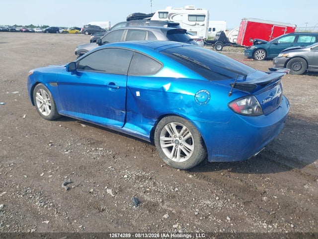 2007 Hyundai Tiburon Gs მანქანა იყიდება აუქციონზე, vin: KMHHM65D37U258226, აუქციონის ნომერი: 12674289