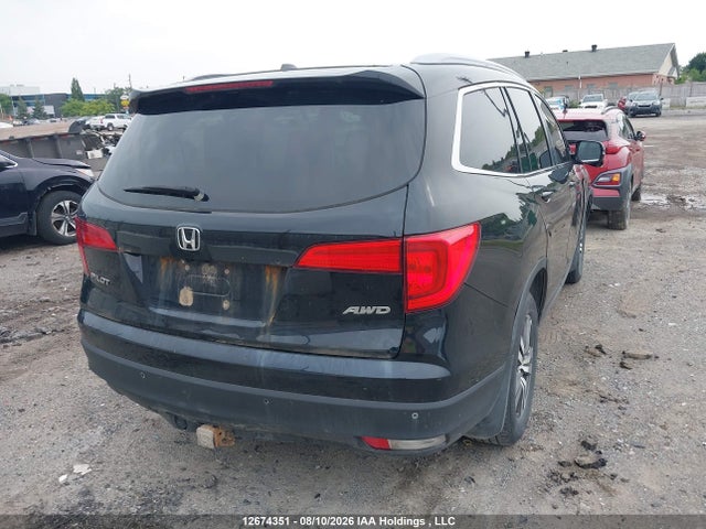 5FNYF6H89JB502944 Honda Pilot Ex-l Res