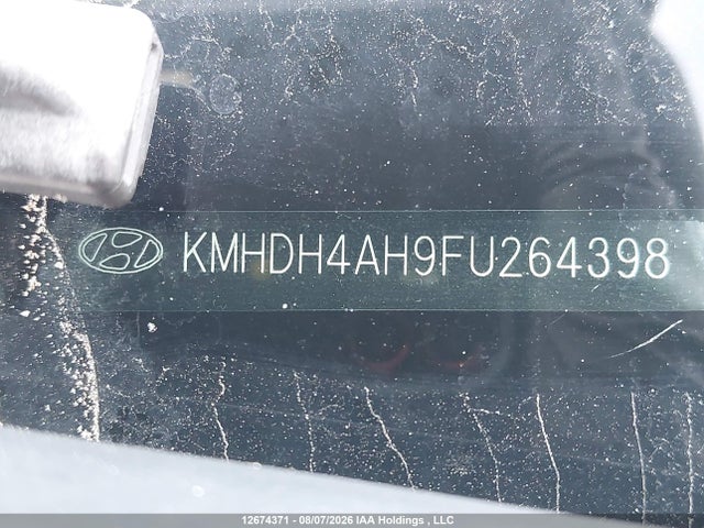 KMHDH4AH9FU264398 Hyundai Elantra Gls