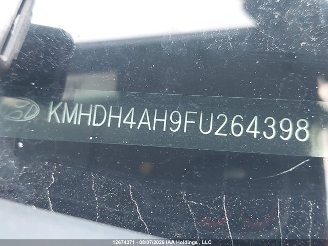 KMHDH4AH9FU264398 Hyundai Elantra Gls