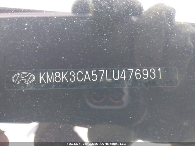Продажа на аукционе авто 2020 Hyundai Kona Limited, vin: KM8K3CA57LU476931, номер лота: 12674377